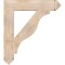 Ekena Millwork Funston Arts & Crafts Smooth Bracket, Douglas Fir, 5 1/2"W x 32"D x 36"H BKT06X32X36FST03SDF - alternate 2